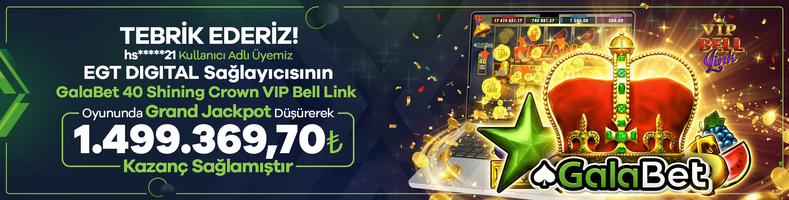 Tebrikler!
