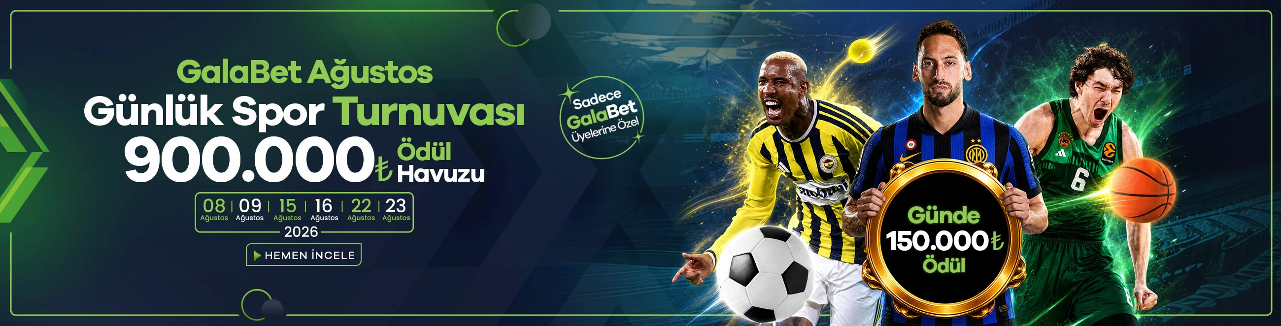Ağustos Günlük Spor Turnuvası